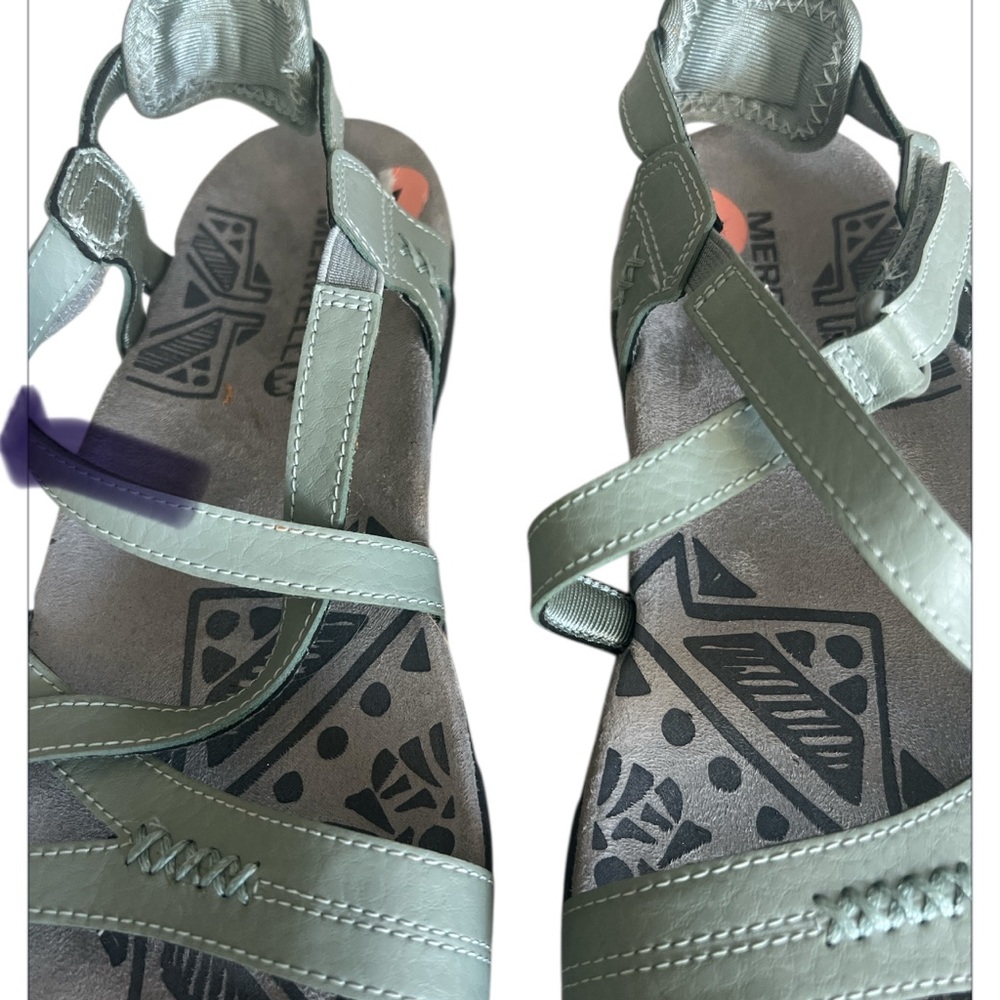 Merrell Women's Olive Green Strap Sandals - Picture 4 of 5
